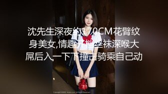 沈先生深夜约170CM花臂纹身美女,情趣开档丝袜深喉大屌后入一下下撞击骑乘自己动