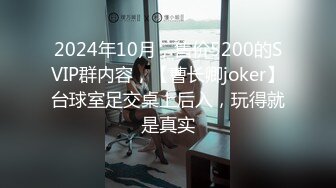 2024年10月，售价5200的SVIP群内容，【曹长卿joker】台球室足交桌上后入，玩得就是真实