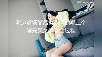 海边浴场简易换衣间偷窥二个漂亮美女换衣全过程