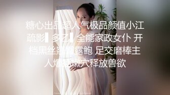 糖心出品超人气极品颜值小江疏影▌多乙▌全能家政女仆 开档黑丝翘臀露鲍 足交磨棒主人爆插嫩穴释放兽欲