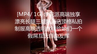 [MP4/ 1G] 学院派高端独享漂亮长腿三姐妹酒店顶格私拍制服高跟透明丝袜给她们一个假屌互玩自由发挥