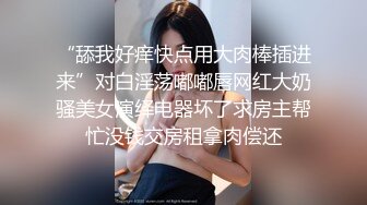 “舔我好痒快点用大肉棒插进来”对白淫荡嘟嘟唇网红大奶骚美女演绎电器坏了求房主帮忙没钱交房租拿肉偿还