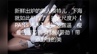 新鲜出炉的新人模特儿，下海就如此开放了，拍大尺度片【PANS 禾禾】透视装露逼，瘦瘦的很苗条 身材很带劲！带点野性的美